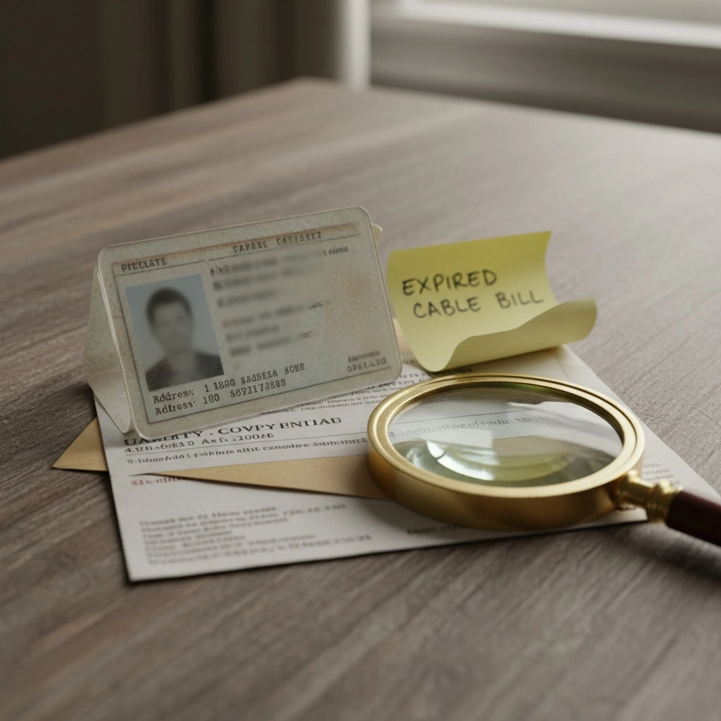 買取で使えない・注意が必要な身分証明書の例