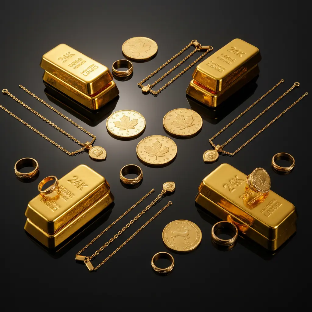 金の種類別・アイテム別の買取相場一覧