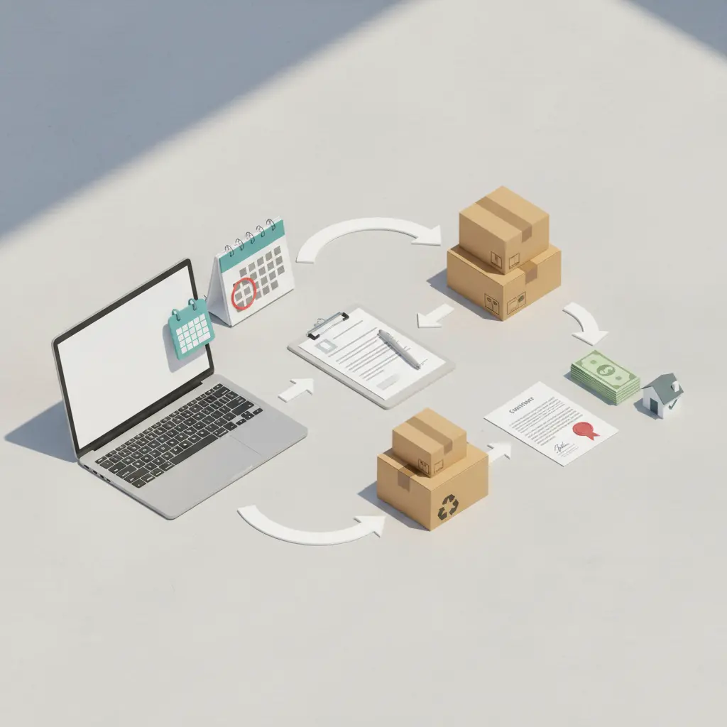 買取訪問サービスの仕組みと基本的な流れ