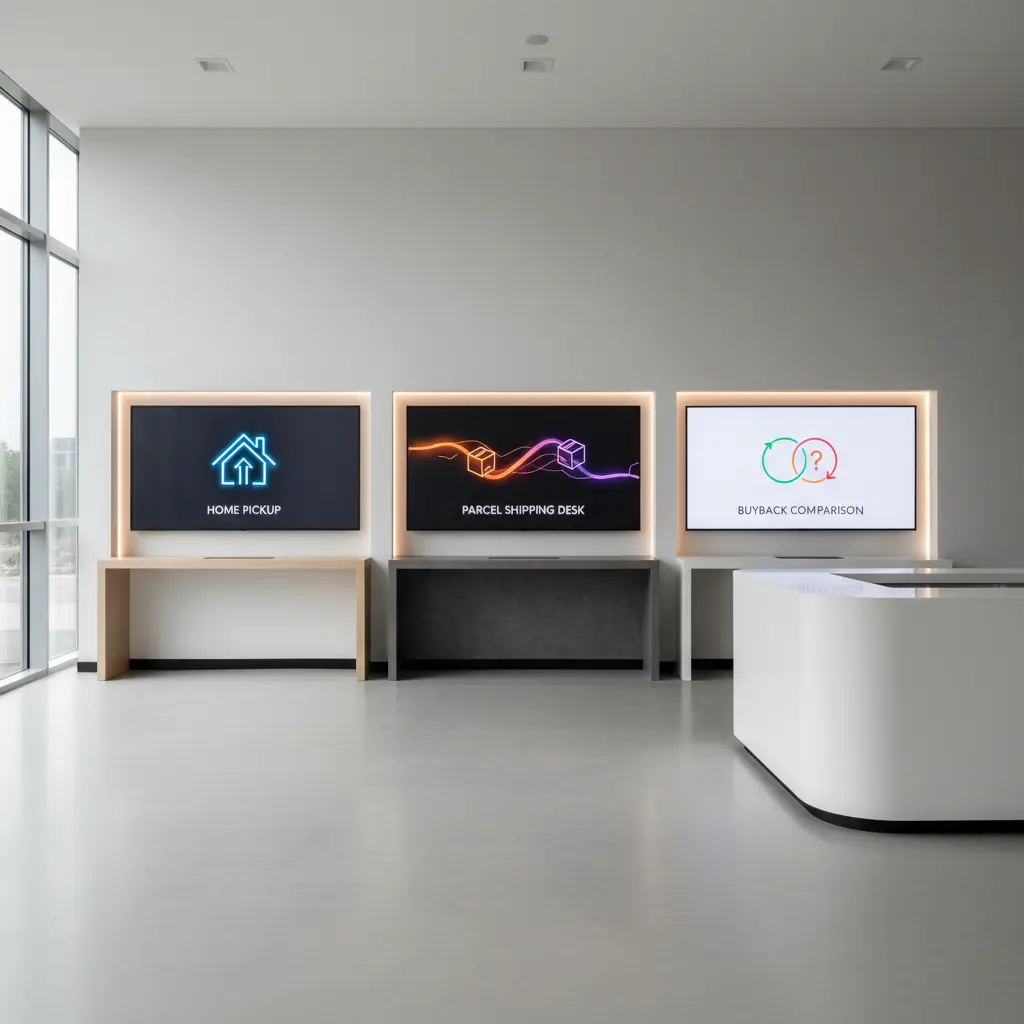 出張・店頭・宅配：テレビ買取の方法を比較