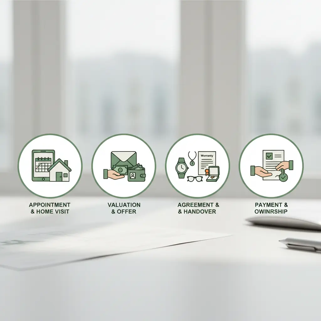 前橋での買取手順と査定から入金までの流れ