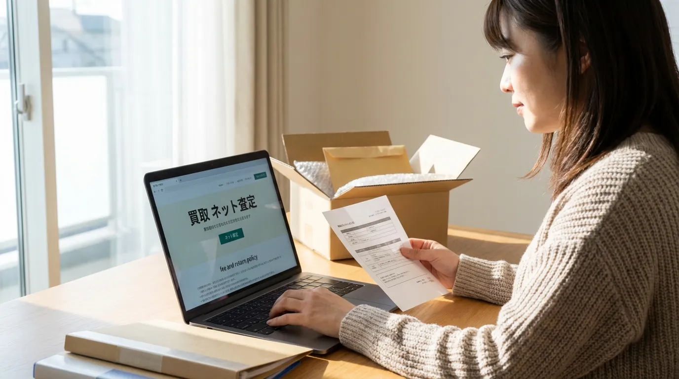 買取 ネット査定 - 費用・手数料とキャンセル・返送時のルール