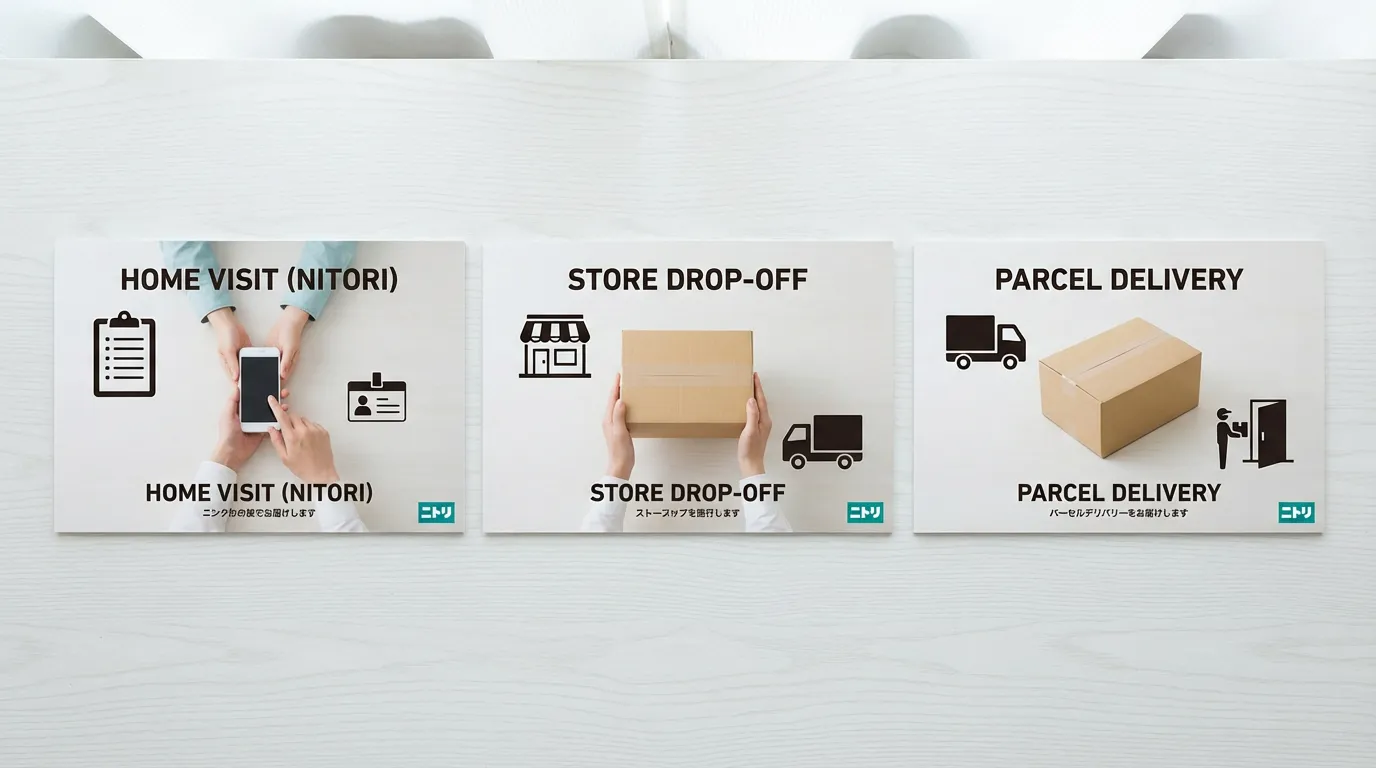 ニトリ 家具 買取 - 出張・店頭・宅配の買取方法と申し込み手順