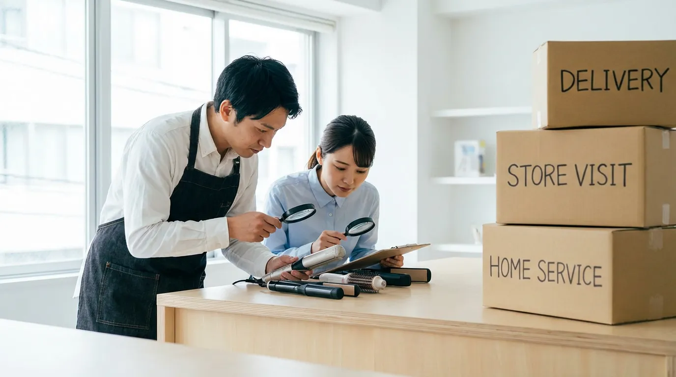 買取 ヘアアイロン - 宅配・店頭・出張の買取方法と流れ
